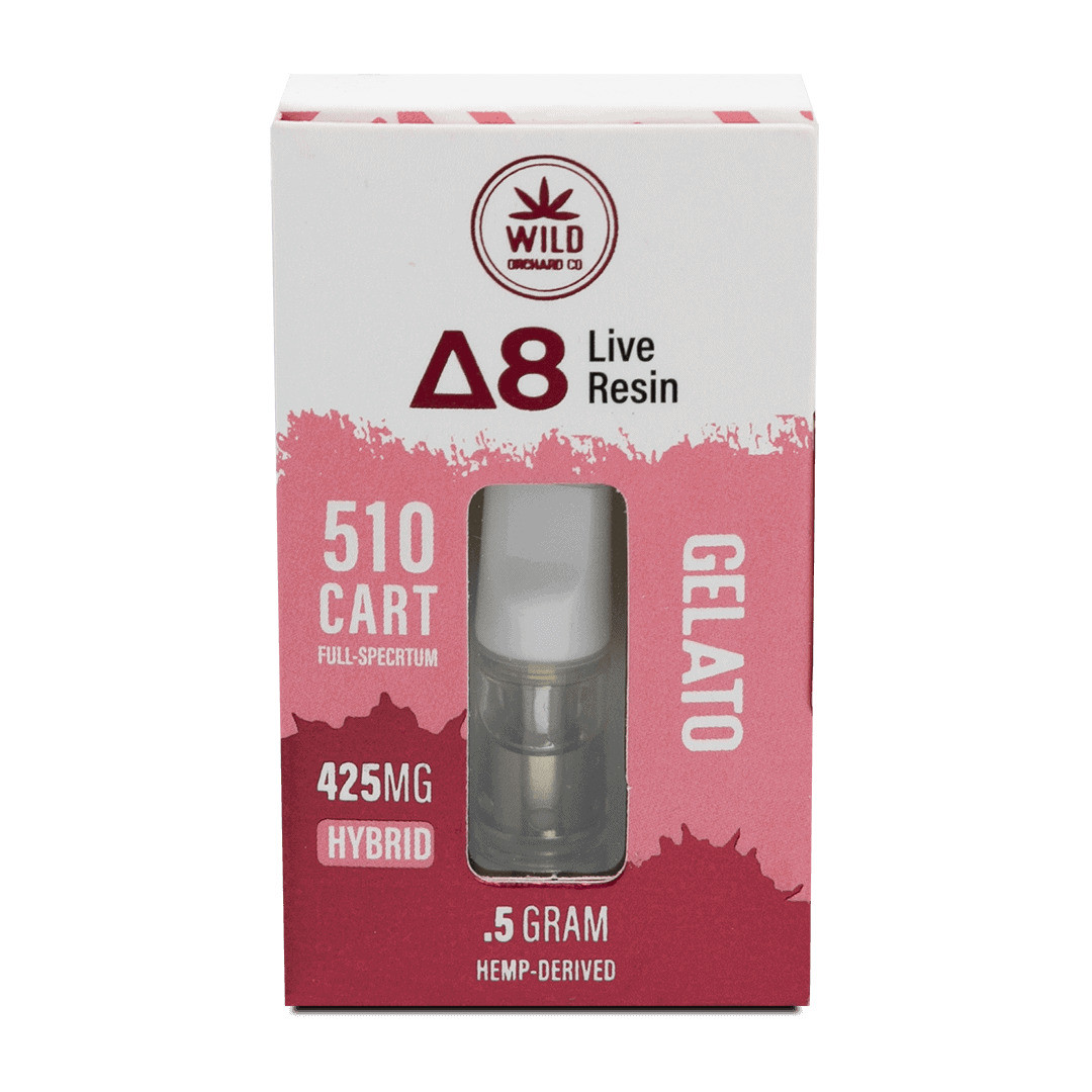 Wild Orchard Live Resin Delta 8 THC 510 Cart - Calm Leaf