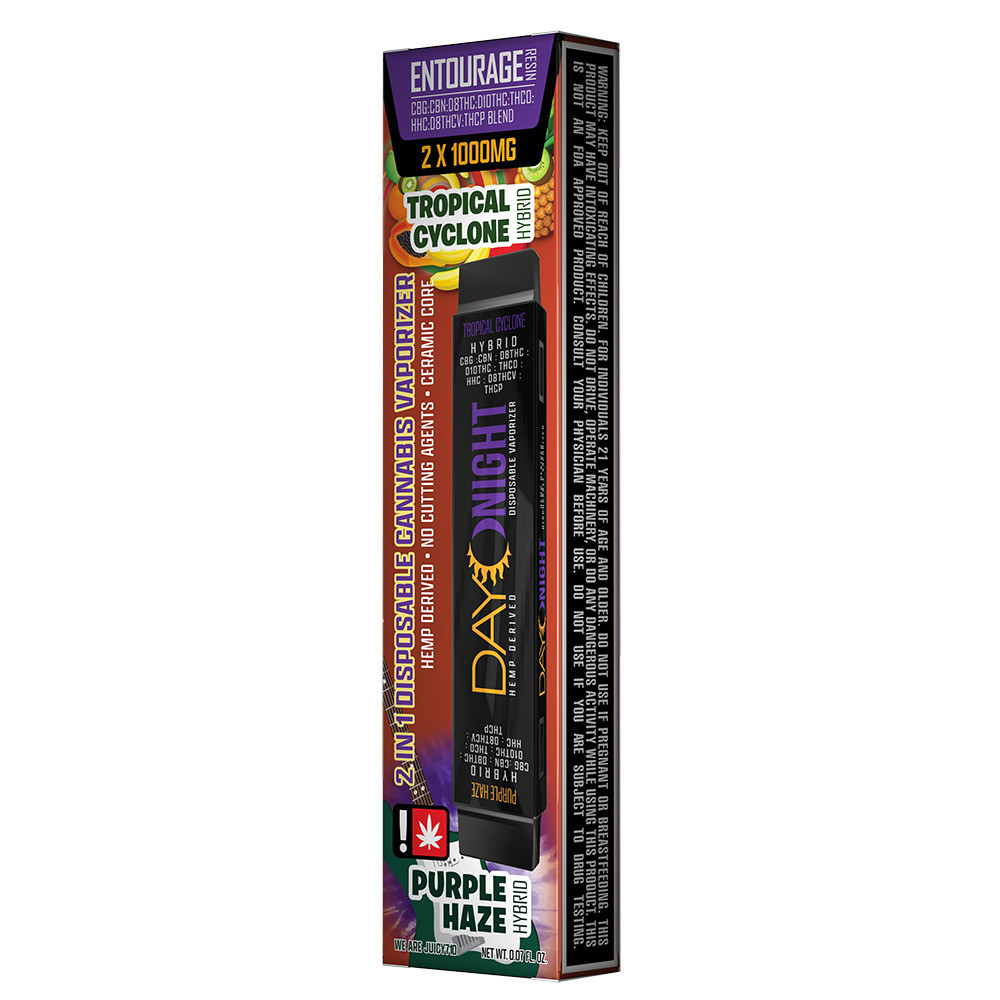 Juicy Entourage Live Resin Blend Day & Night Double Sided