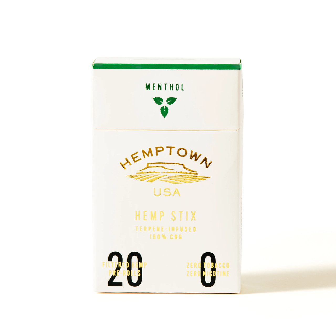 cbg cigarettes Hemptown USA Premium Menthol CBG Hemp Stix