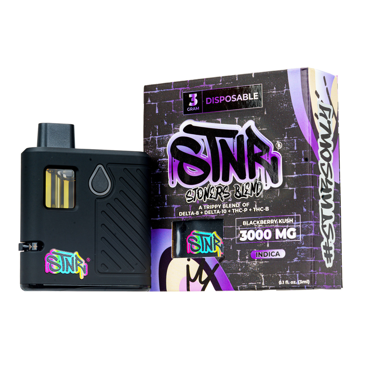 STNR Stoners Blend D8 + D10 + THC-P + THC-B Disposable Vape Pen