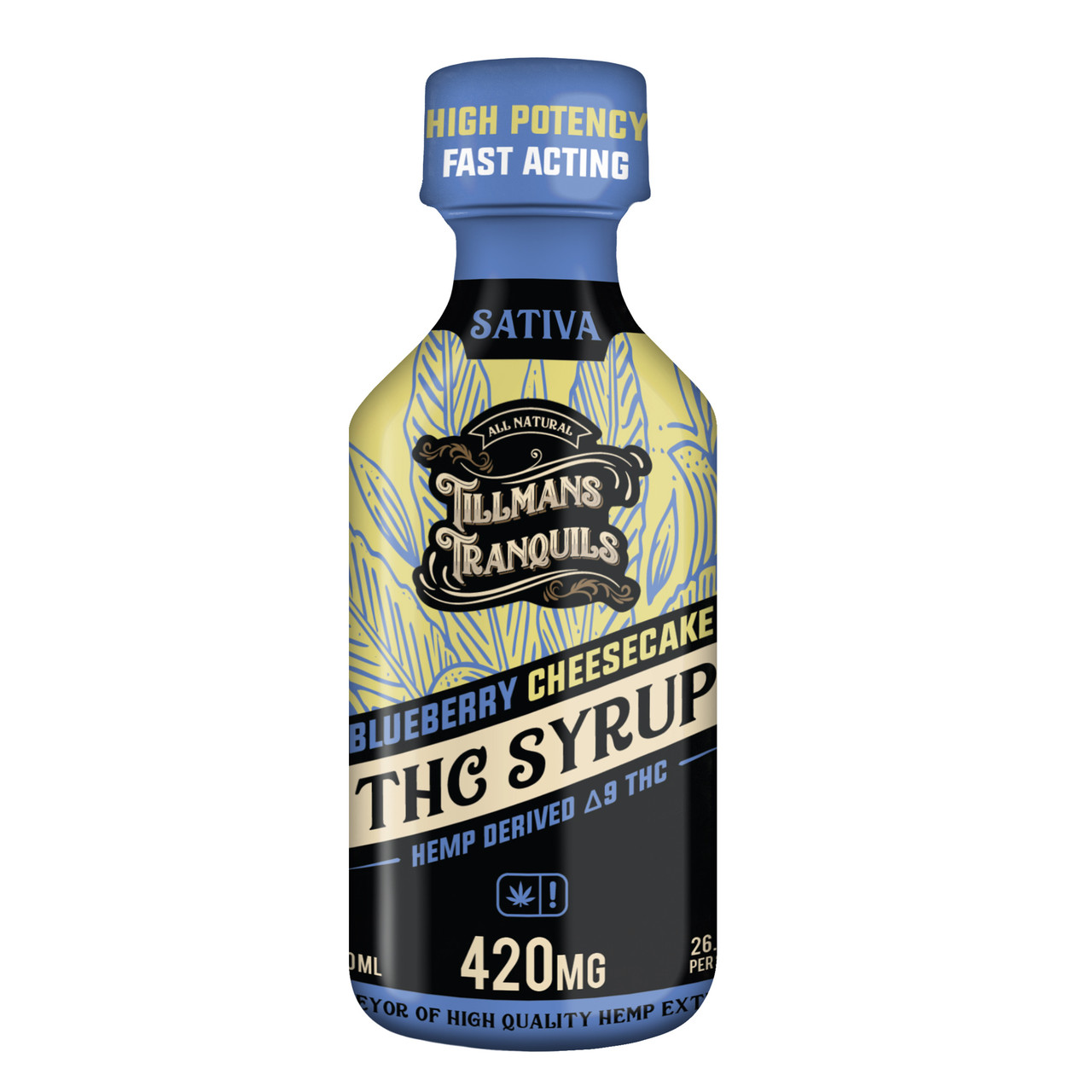 Tillmans Tranquils Delta 9 THC Syrup - Calm Leaf