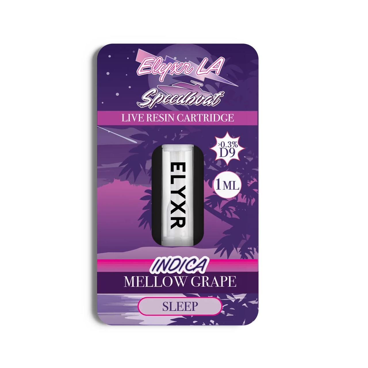 Elyxr Speedboat Live Resin Vape Cartridge - Calm Leaf