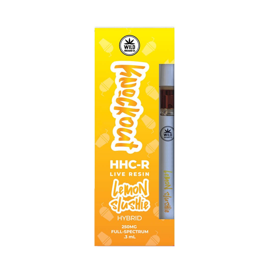 Wild Orchard Knockout HHC-R Live Resin Disposable Vape Pen - Calm Leaf