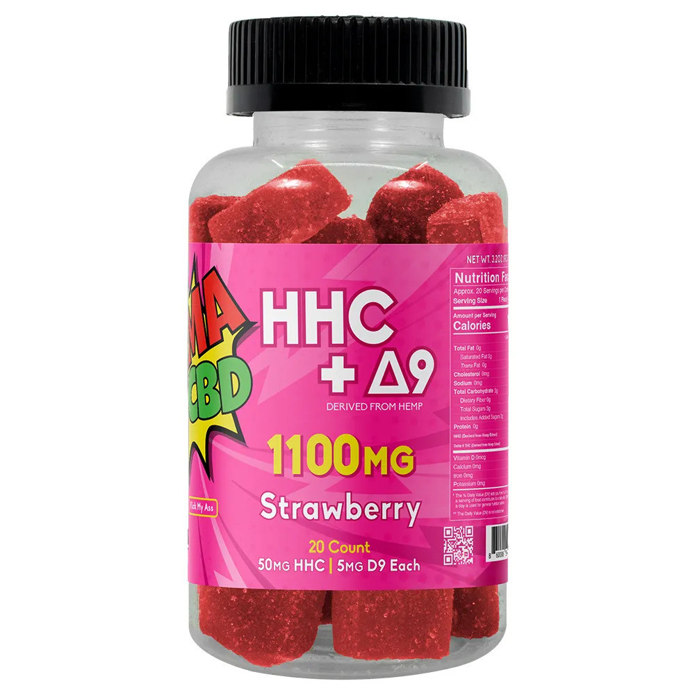 KMA CBD Delta 9 THC + HHC Pectin Gummy - Calm Leaf