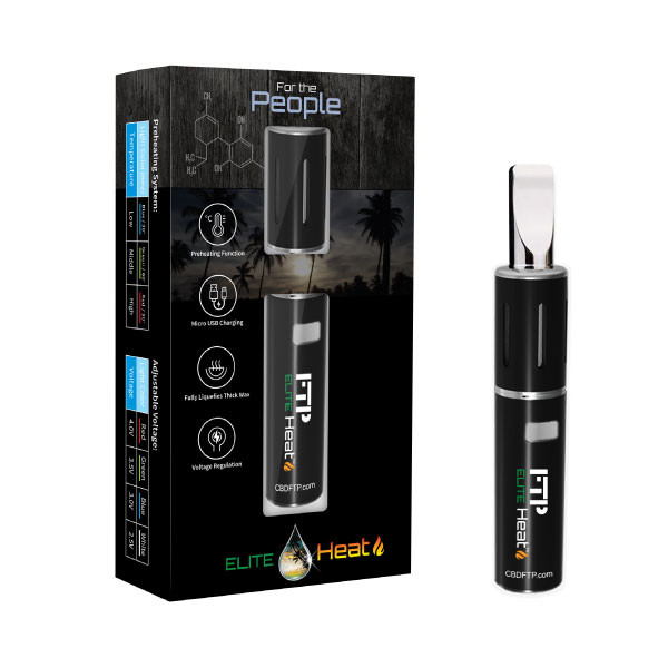CBD For The People EliteHEAT Vape Battery - Calm Leaf