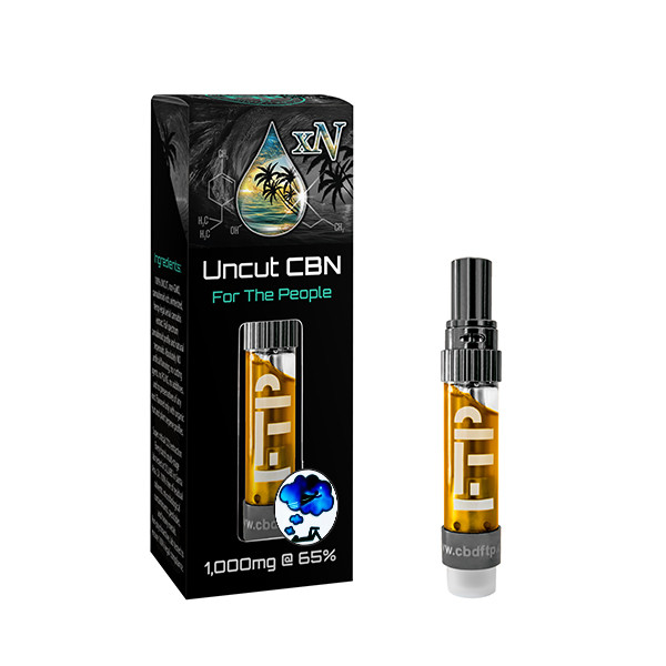 CBD For The People xN Uncut Full Spectrum Hemp CBD & CBN Wax Vape Cartridge 