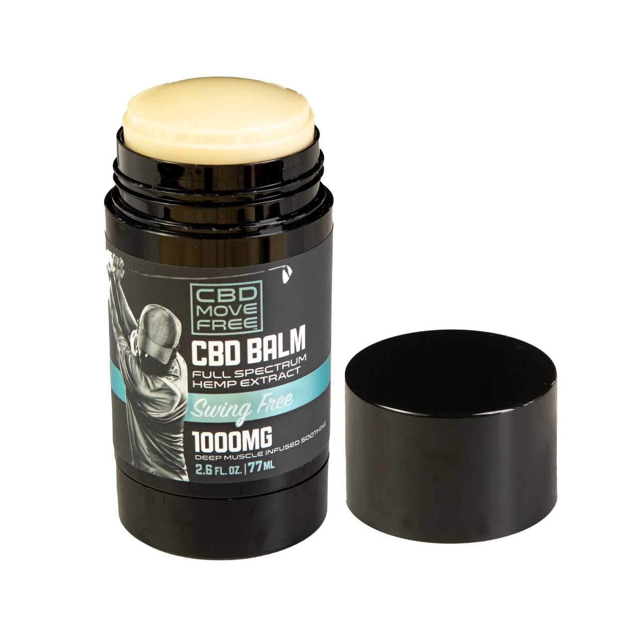 CBD Move Free Golf Swing Free Full Spectrum CBD Balm - Calm Leaf