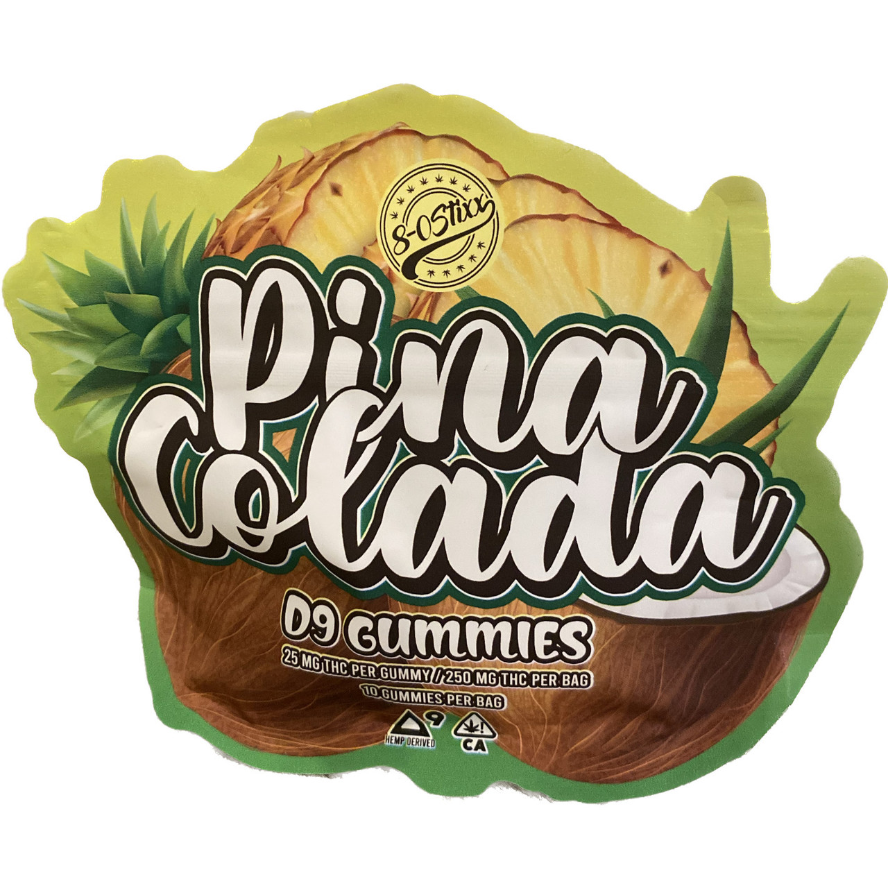 8-0 Stixx Delta 9 THC Sweet Gummies - Calm Leaf