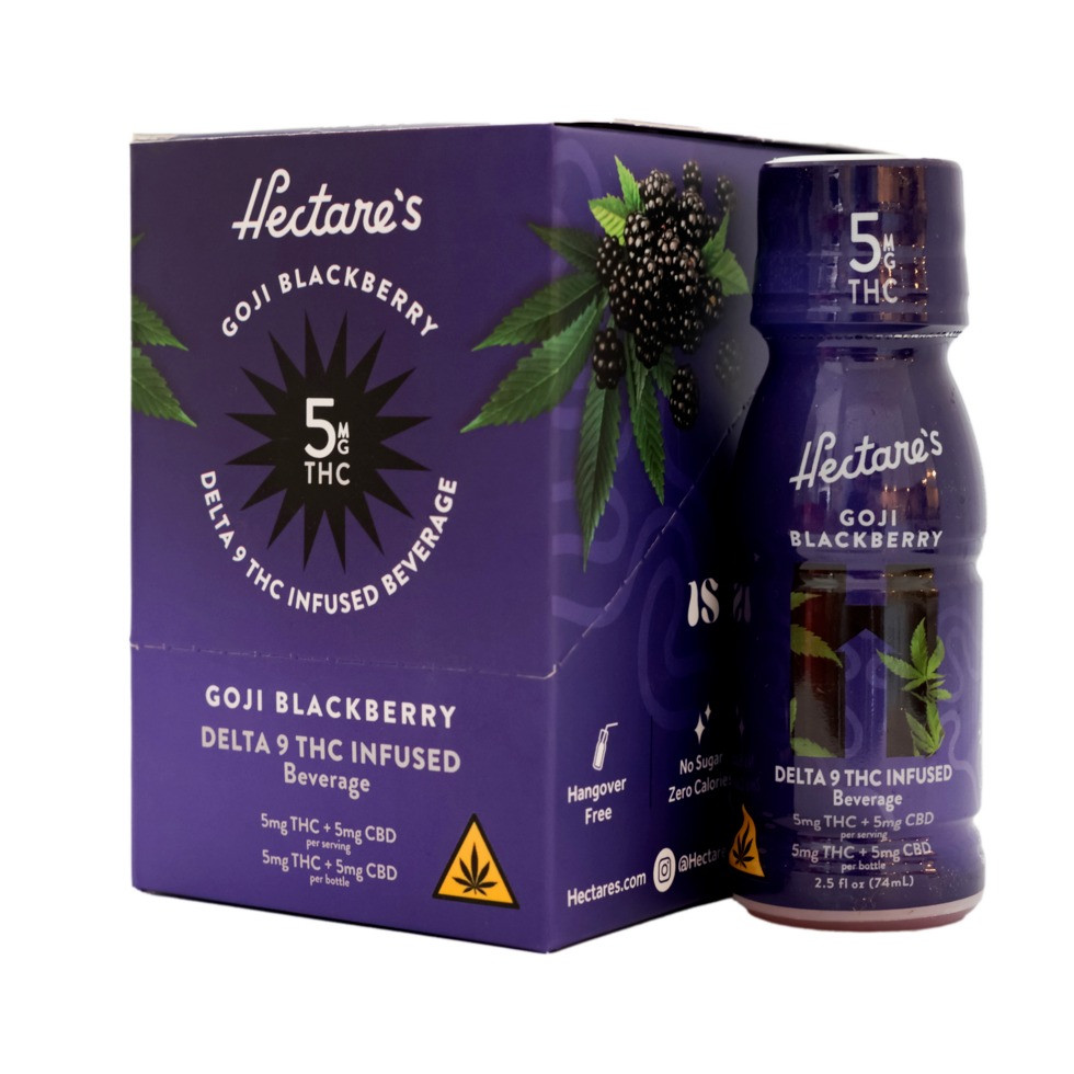 Hectare's Delta 9 THC + CBD Infused Beverage - Calm Leaf
