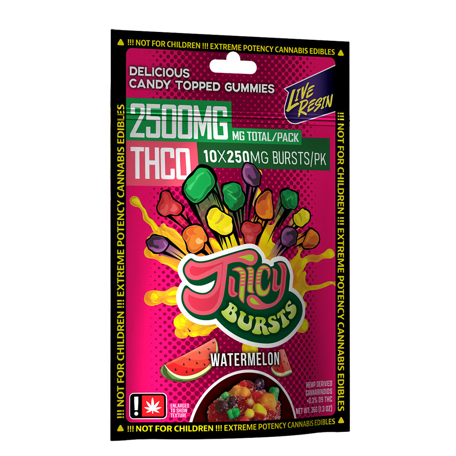 TabEASE Juicy Bursts Live Resin THC-O Nerd Rope Gummy - Calm Leaf