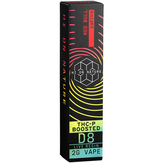 Hi On Nature THC-P Boosted D8 Live Resin 2G Disposable Vape Pen - Calm Leaf