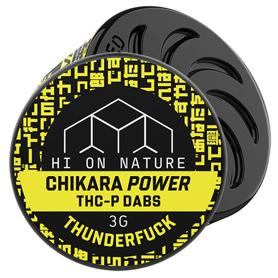 Hi On Nature Chikara Power THCp + HHCp Live Resin 3G Dabs - Calm Leaf