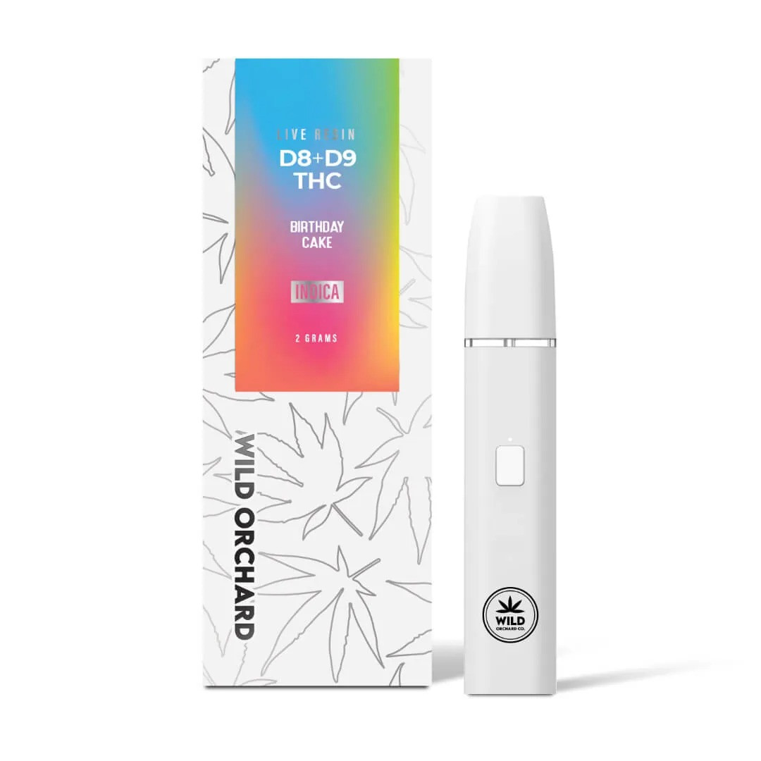 Wild Orchard Delta 8 + Delta 9 THC Live Resin Disposable Vape Pen
