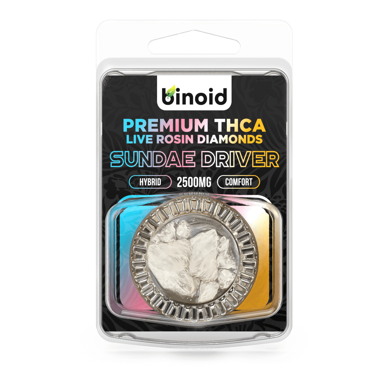 Binoid THCA Live Rosin Diamonds - Calm Leaf