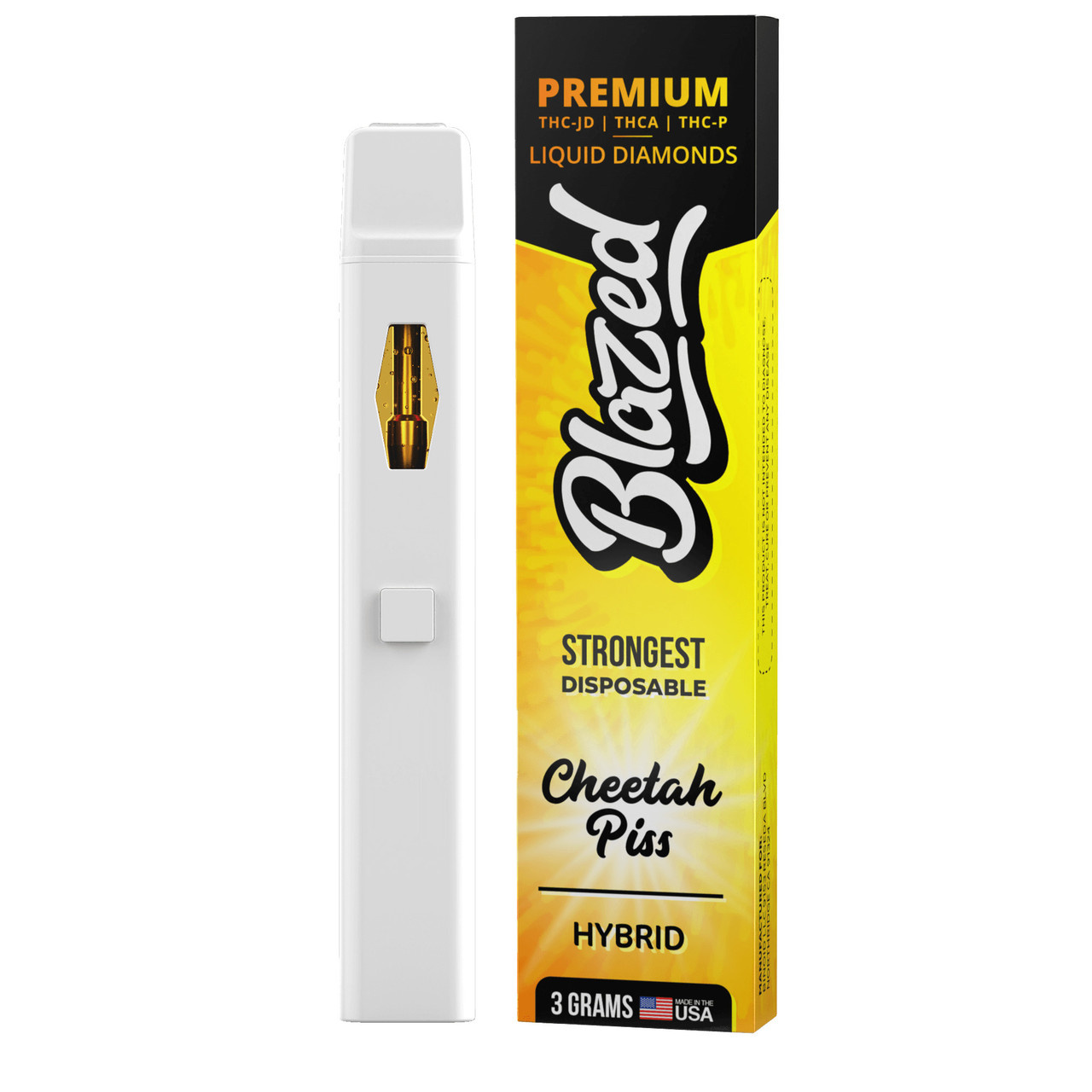 Blazed Liquid Diamonds THCA + Delta 9P + THC-JD 3G Disposable Vape