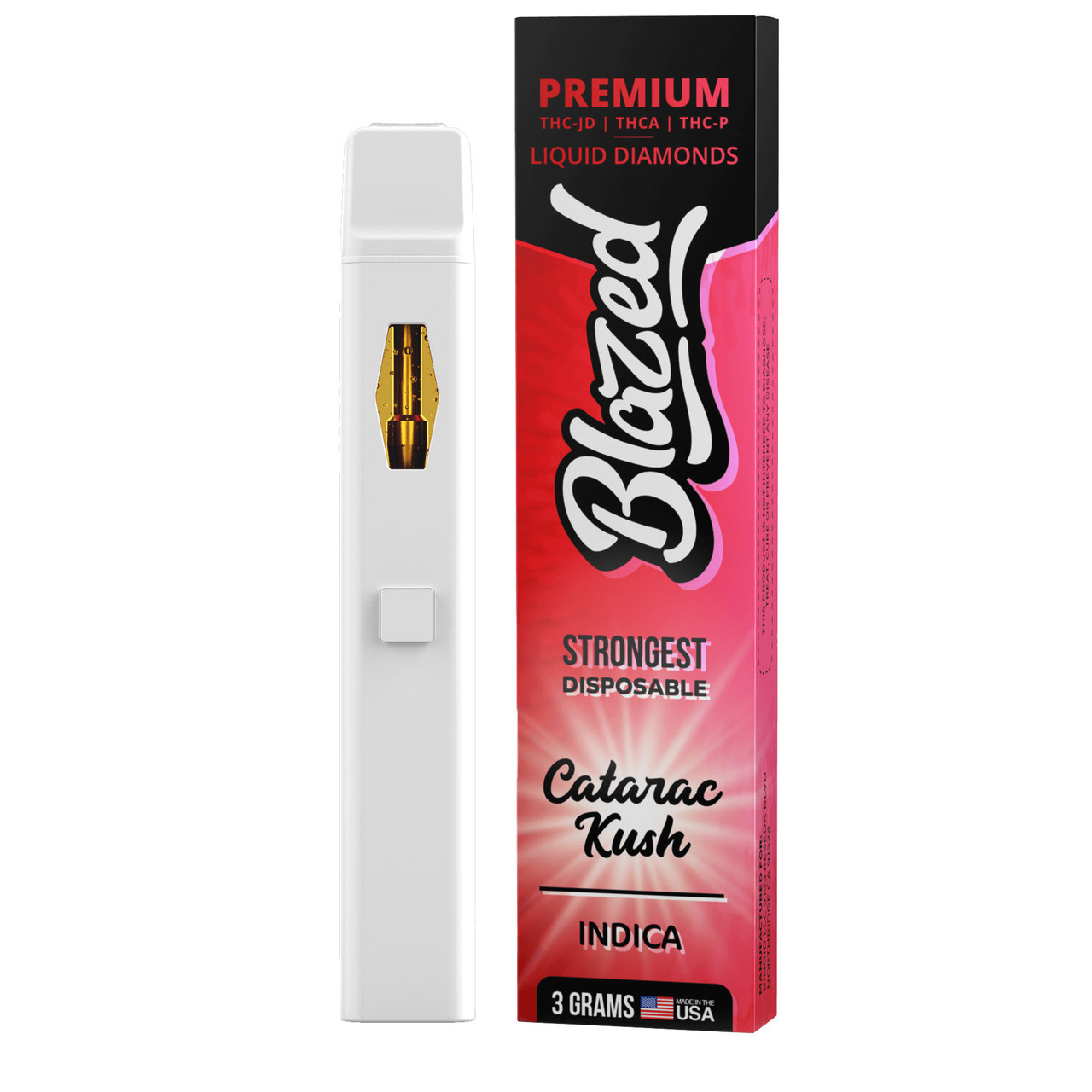 Blazed Liquid Diamonds THCA + Delta 9P + THC-JD 3G Disposable Vape