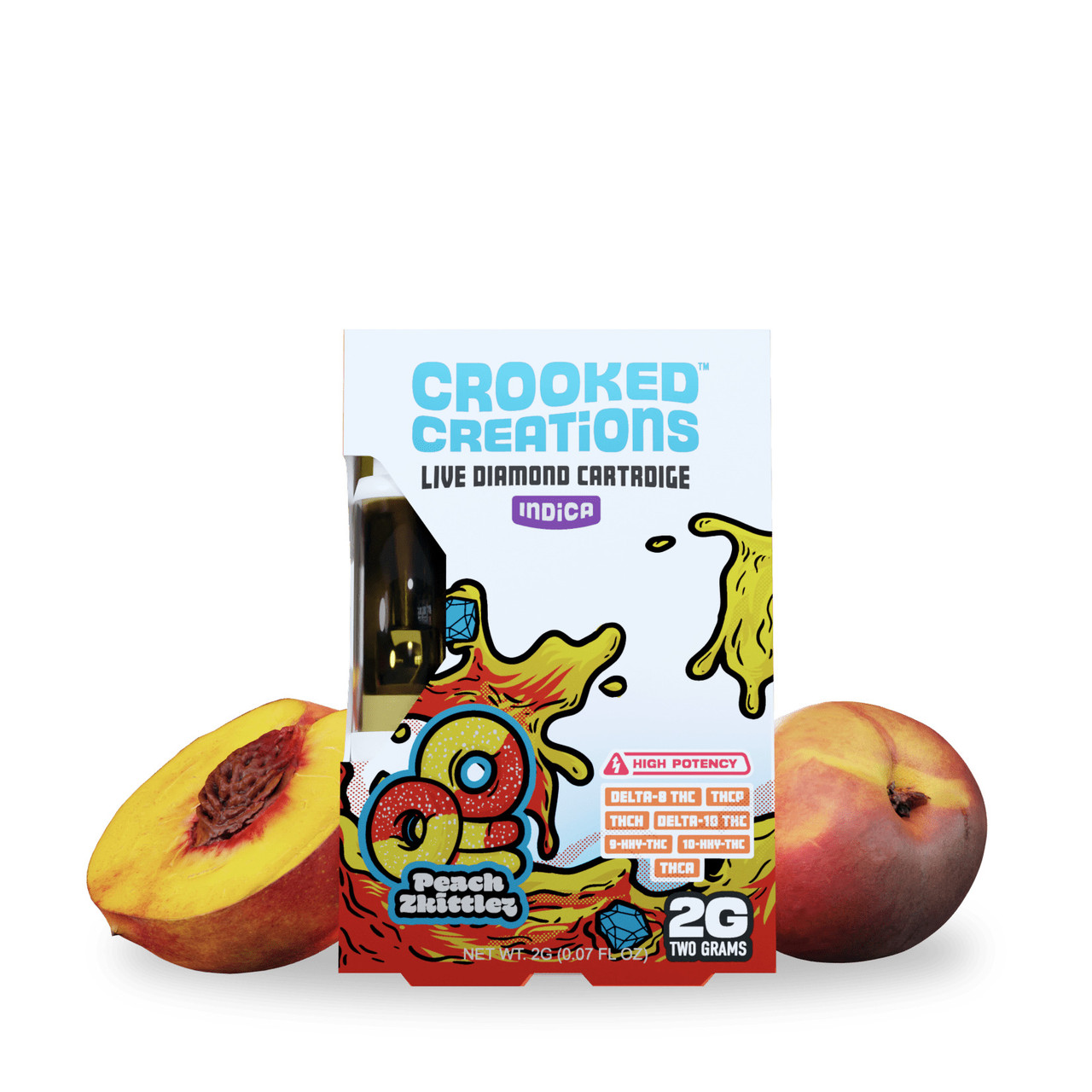 Crooked Creations D8 + THCP + THCH + D10 + THCA + HXY-9 + HXY-10