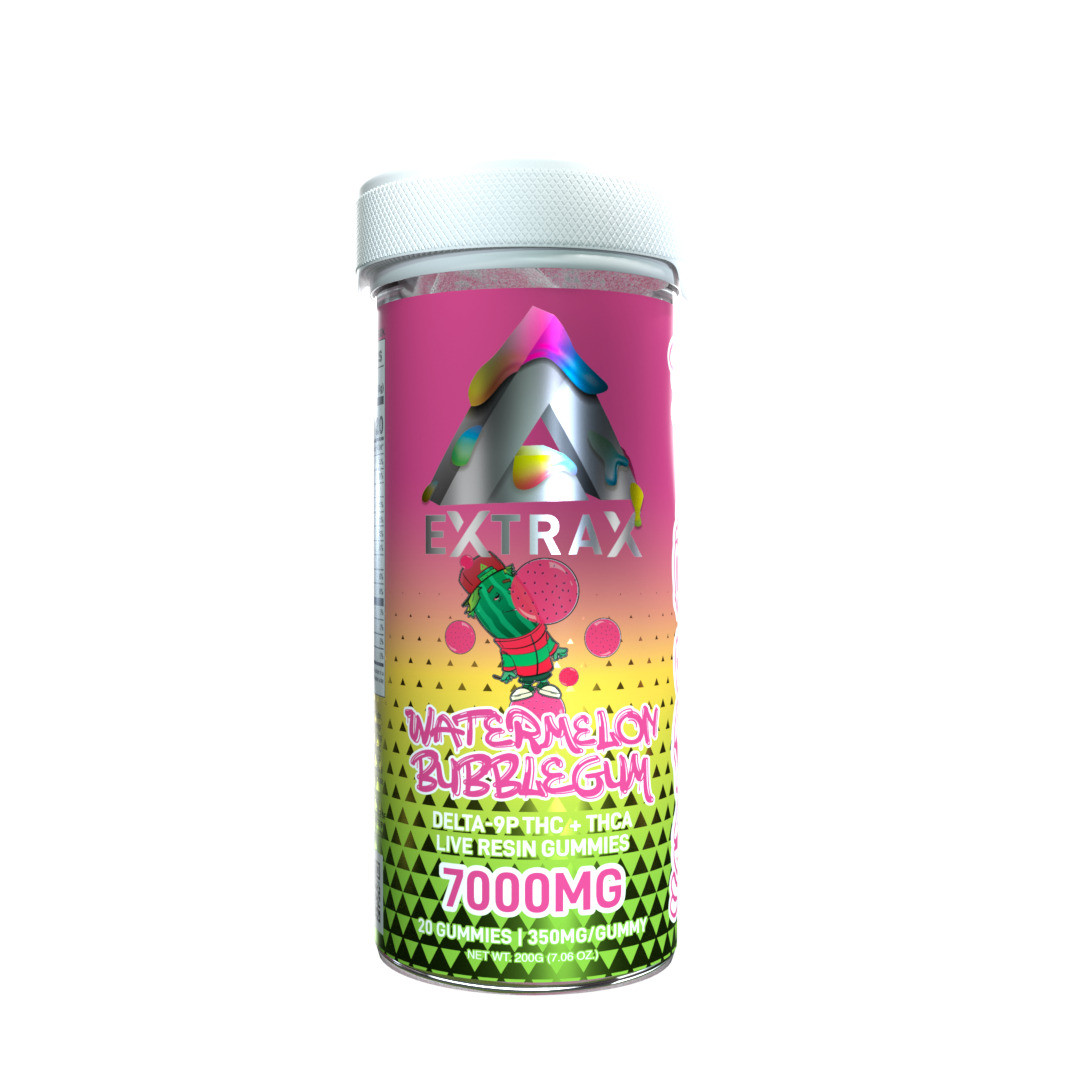 Delta Extrax Adios Delta 9P THC + THCA Live Resin Gummies - Calm Leaf