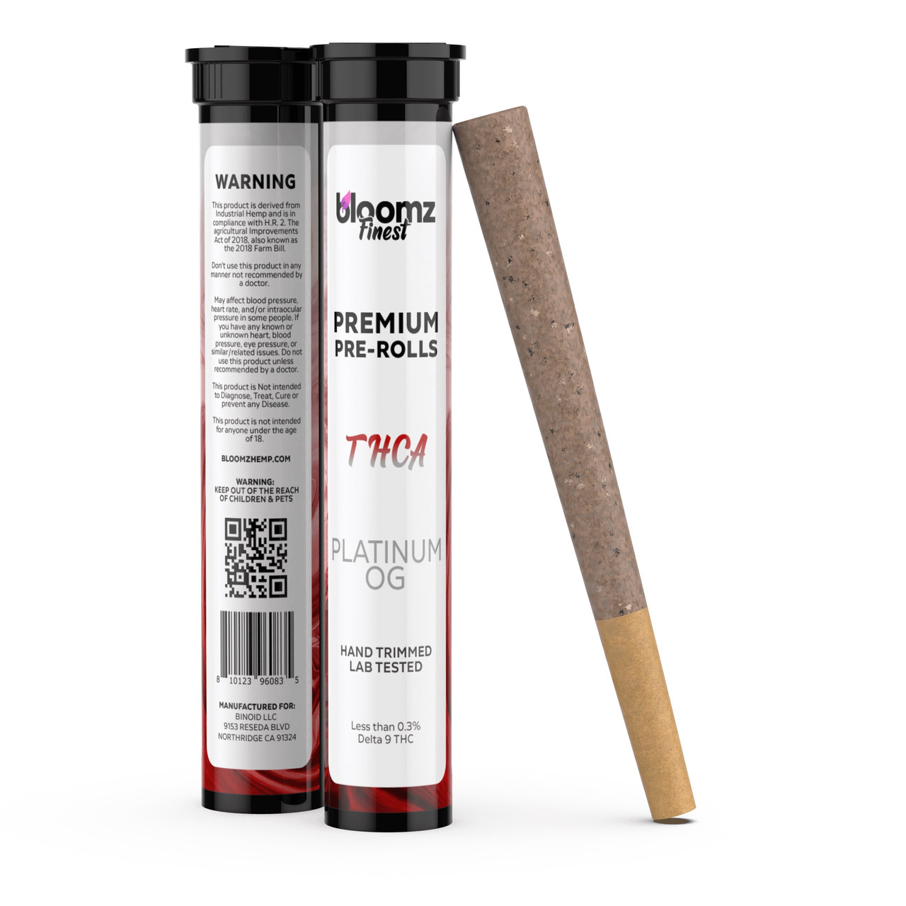 Bloomz Premium THCA Pre-Rolls - Calm Leaf