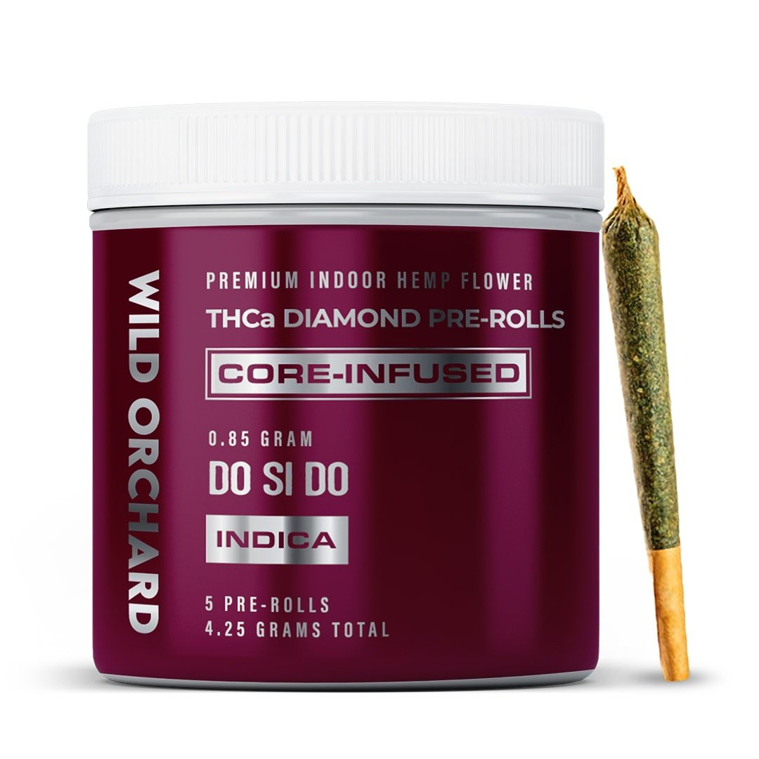Wild Orchard THCA Premium Indoors Flower Infused Diamond Pre-Rolls