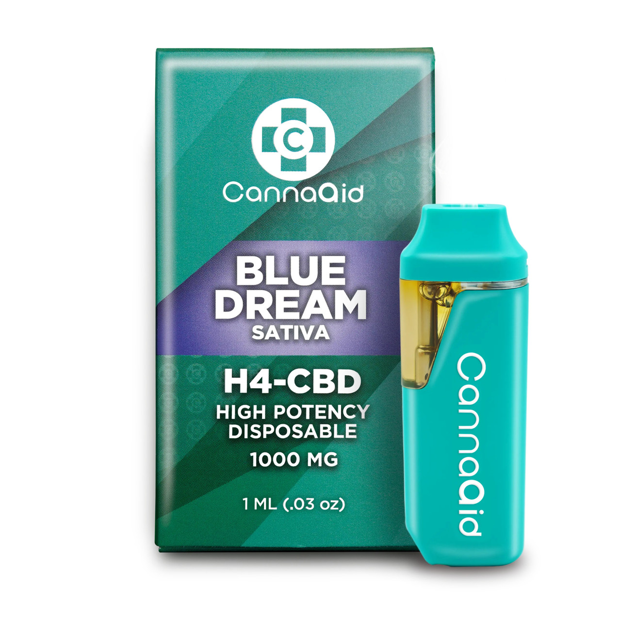 CannaAid High Potency H4-CBD Live Resin CDT 1G Disposable Vape Pen