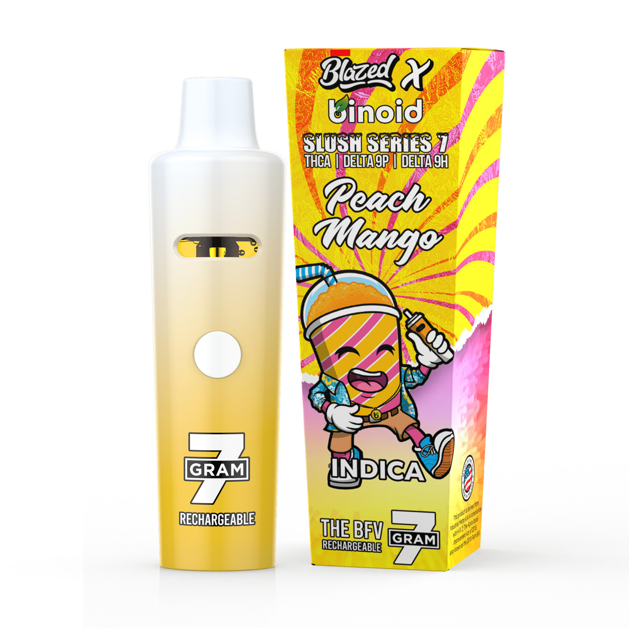 その他 CNP liquid sativa Blazed x Binoid Slush Series THCA Live Resin Blend 7G Disposable