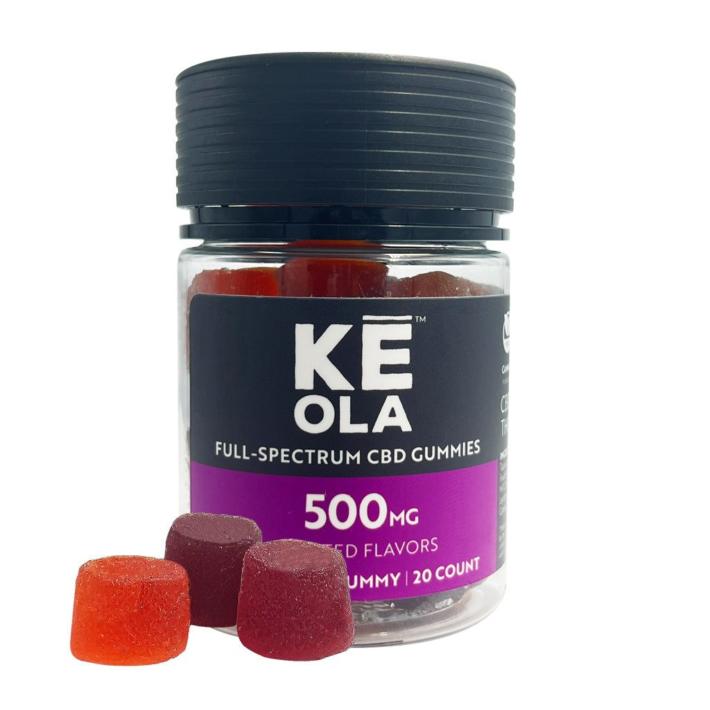 CBDWax 45g 超高品質 Keola Full Spectrum CBD + THC Assorted Flavors Vegan Gummies