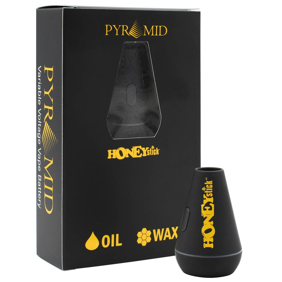 HoneyStick Pyramid Cart & Dab Vape Battery
