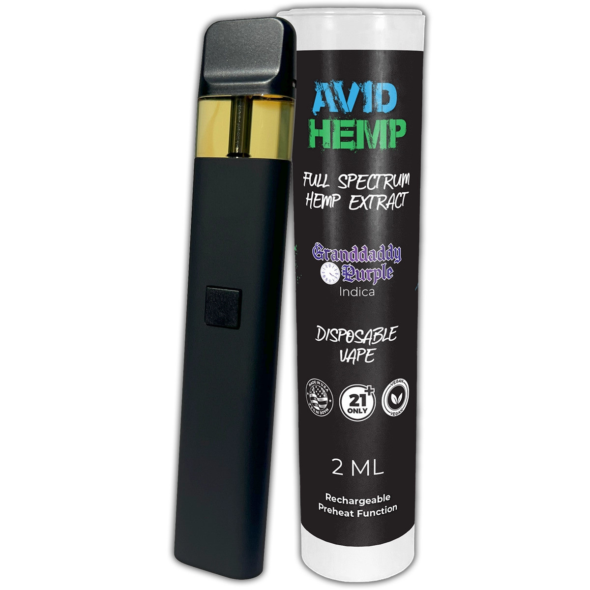 elfbar elfa kaufen Bubba Kush 97.45% CBD Disposable Vape - CBD Vape main image 1