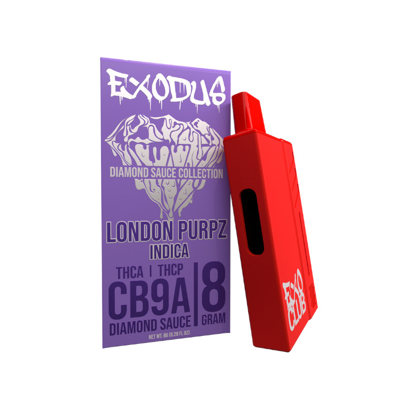 Exodus Diamond Sauce Collection CB9A + THC-A + THC-P 8G Disposable