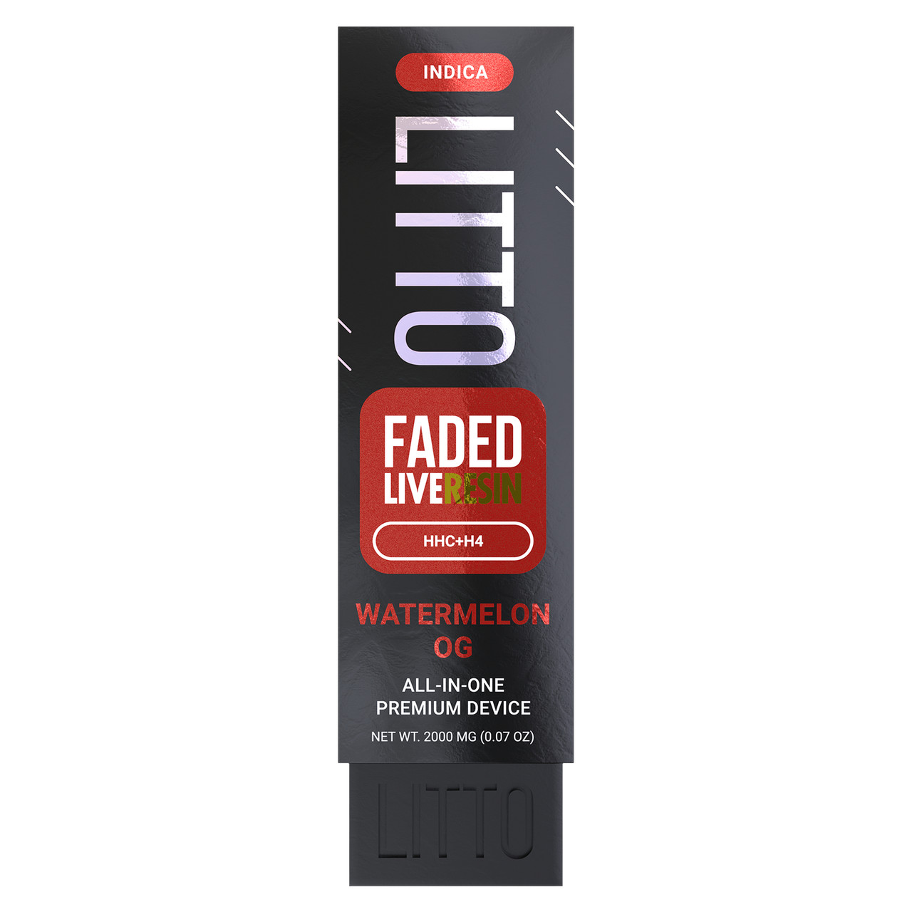 Litto Faded Live Resin HHC + H4 2G Disposable Vape Pen - Calm Leaf Litto Faded Live Resin HHC + H4 2G Disposable Vape Pen - Calm Leaf