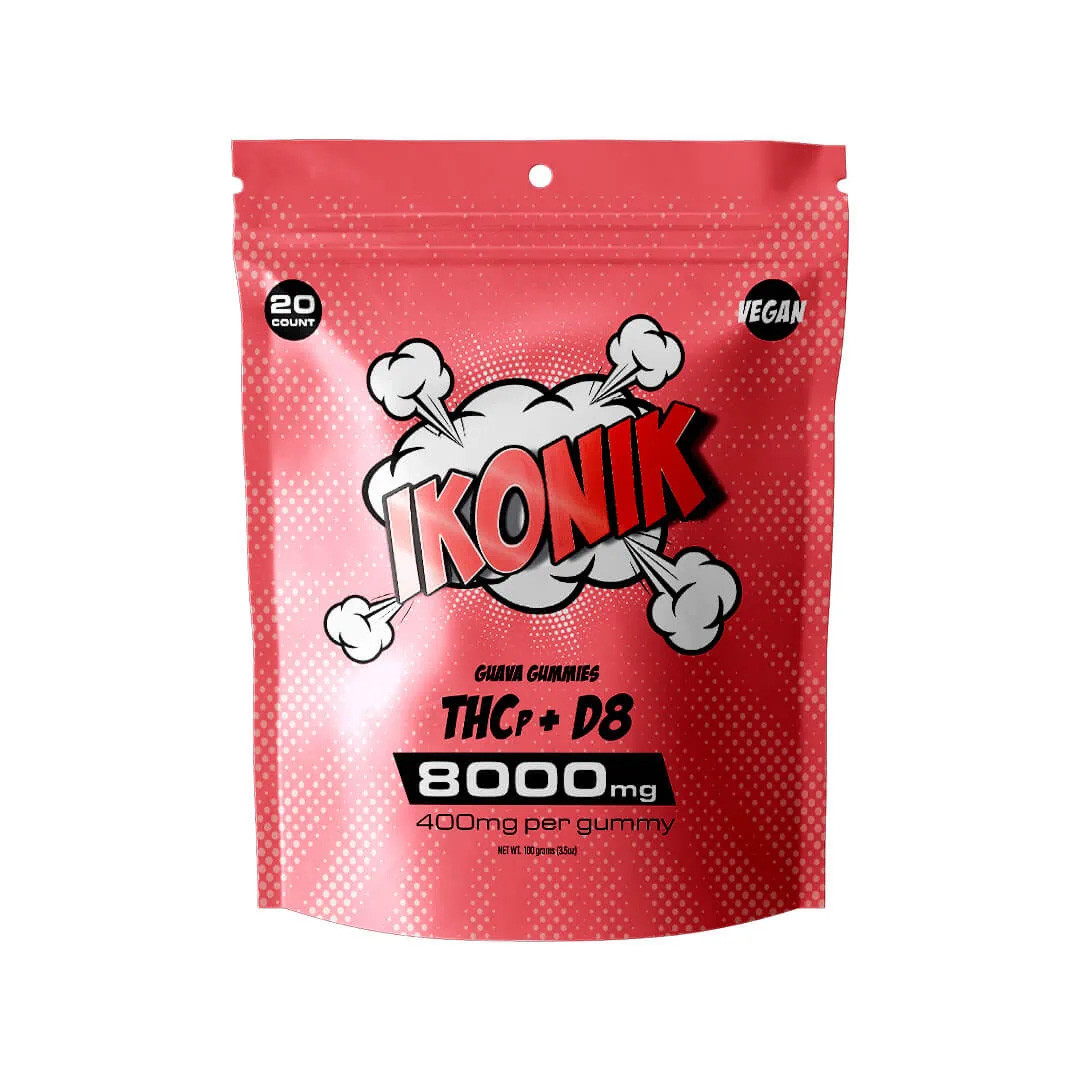 IKONIK THCP + Delta 8 THC Vegan Gummies - Calm Leaf