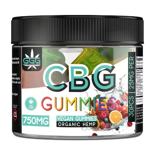 おかか8枚　CBG×6 CBN×2 Green Garden Gold CBG Gummies - Calm Leaf