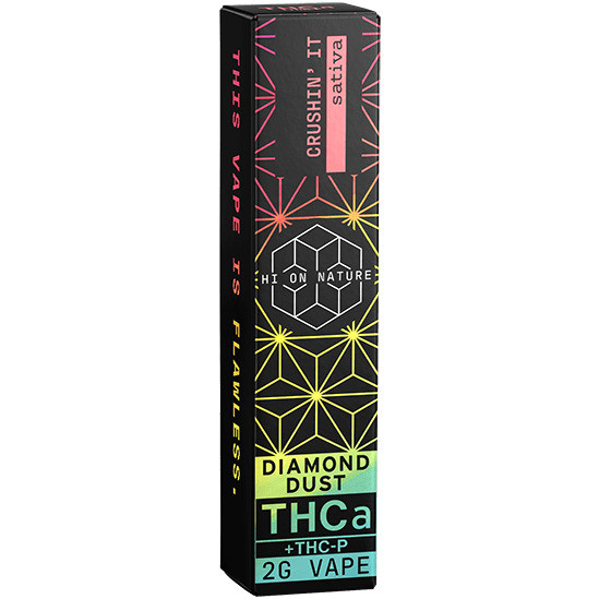 Hi On Nature Diamond Dust THCa + THC-P 2G Disposable Vape Pen - Calm Leaf