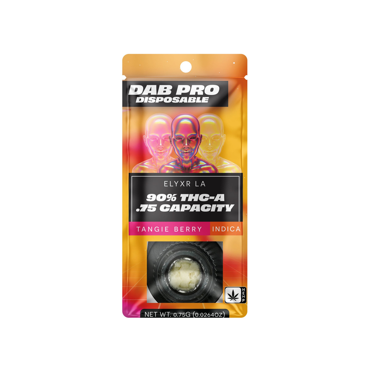 Elyxr 90% THC-A Dab Pro .75G Disposable Vape