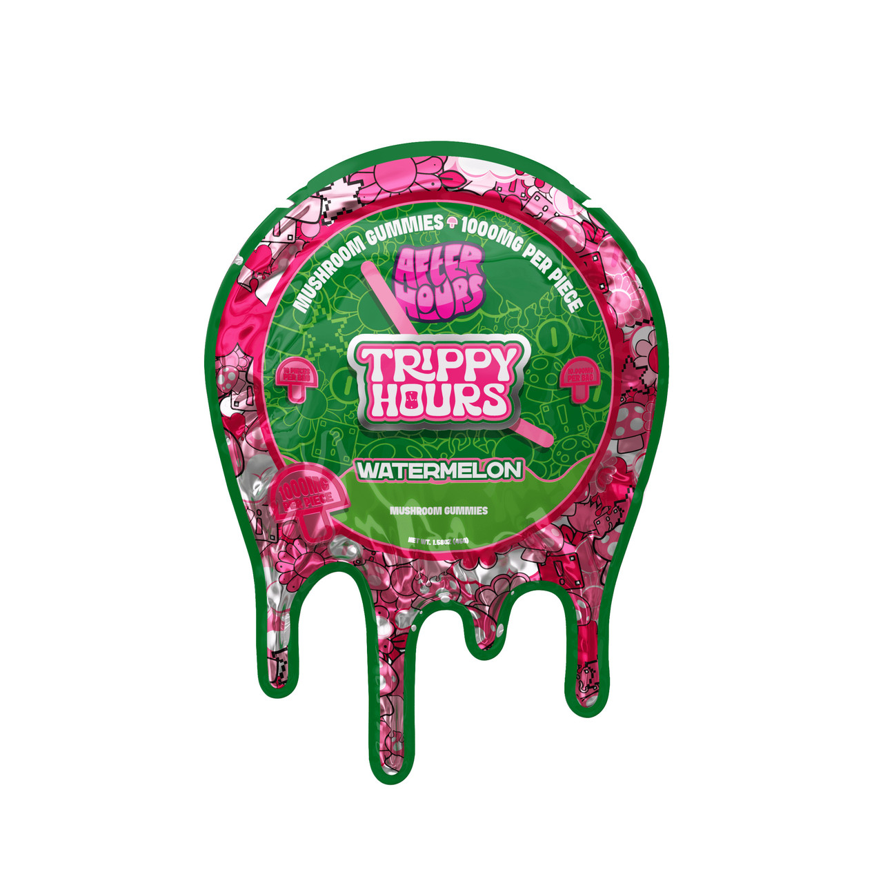 After Hours Trippy Hours Nootropic Blend Mushroom Gummies - Calm Leaf
