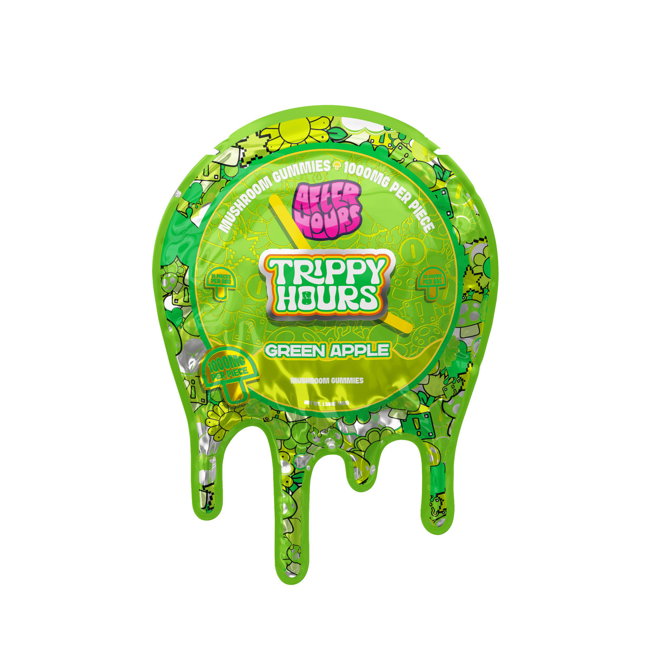 After Hours Trippy Hours Nootropic Blend Mushroom Gummies - Calm Leaf