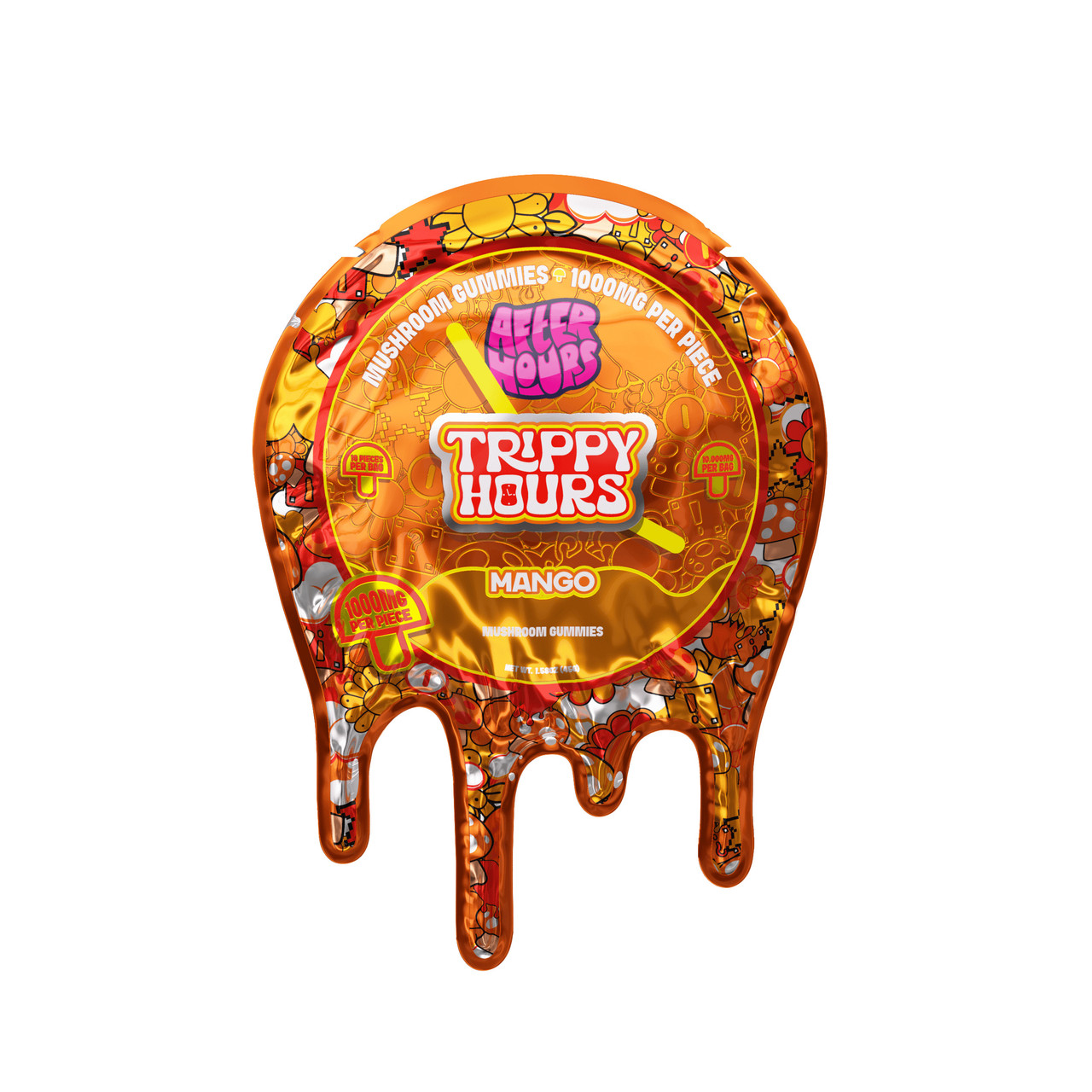 After Hours Trippy Hours Nootropic Blend Mushroom Gummies - Calm Leaf