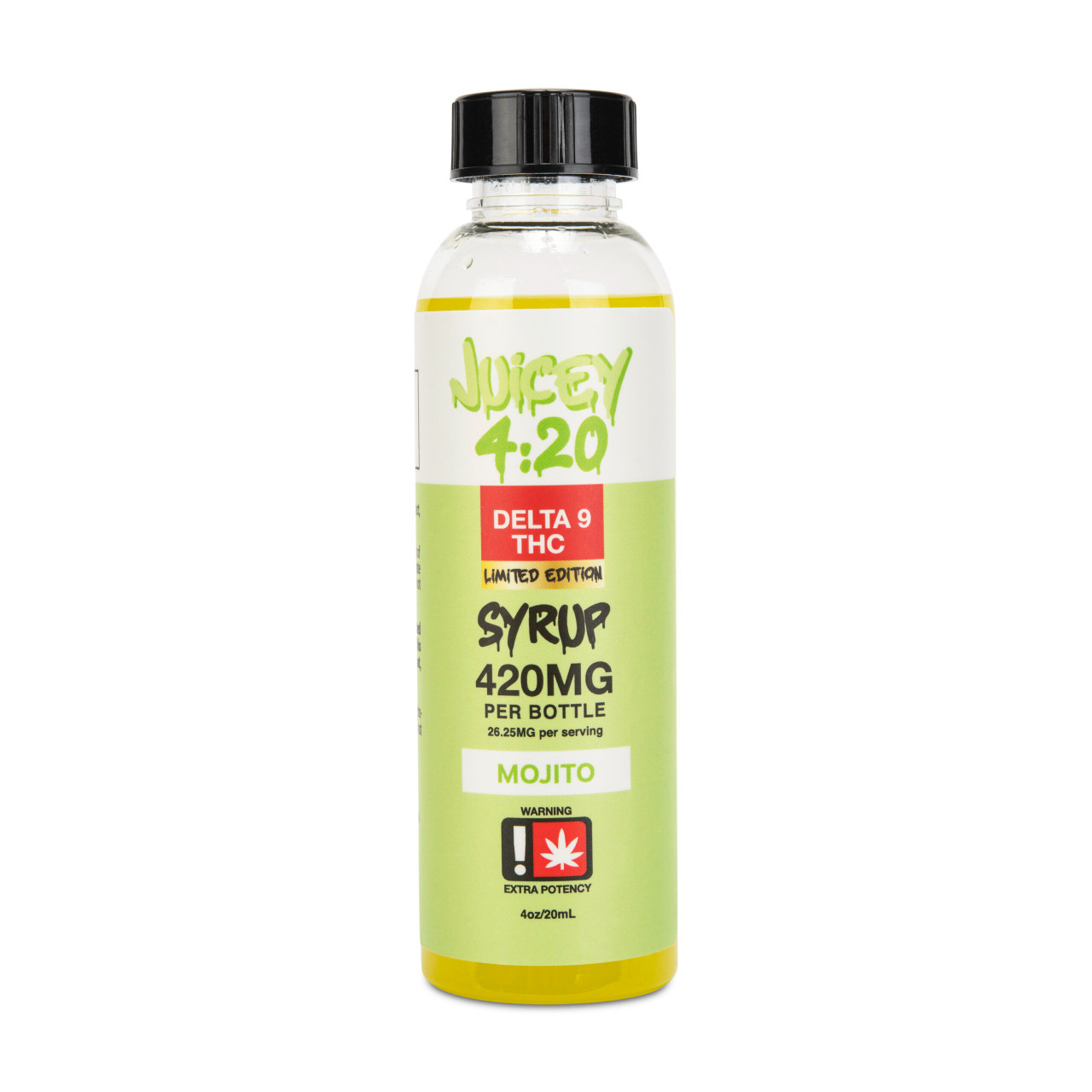 Juicey Delta 9 THC 420mg Limited Edition Syrup - Calm Leaf