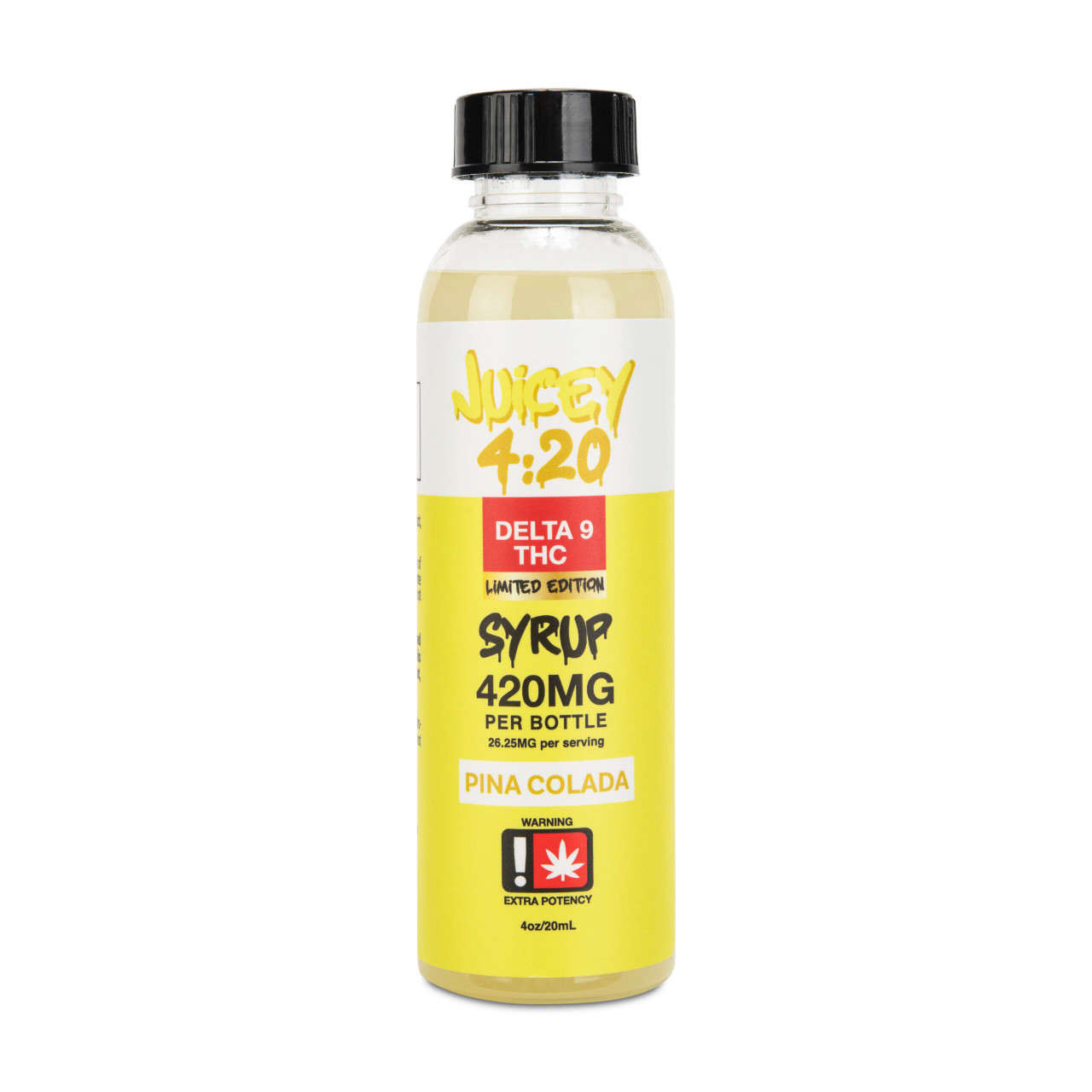Juicey Delta 9 THC 420mg Limited Edition Syrup - Calm Leaf