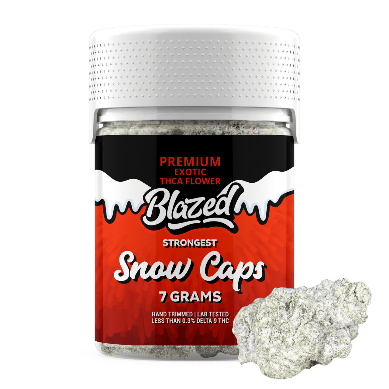 Blazed Exotic THCA Snow Caps - Calm Leaf