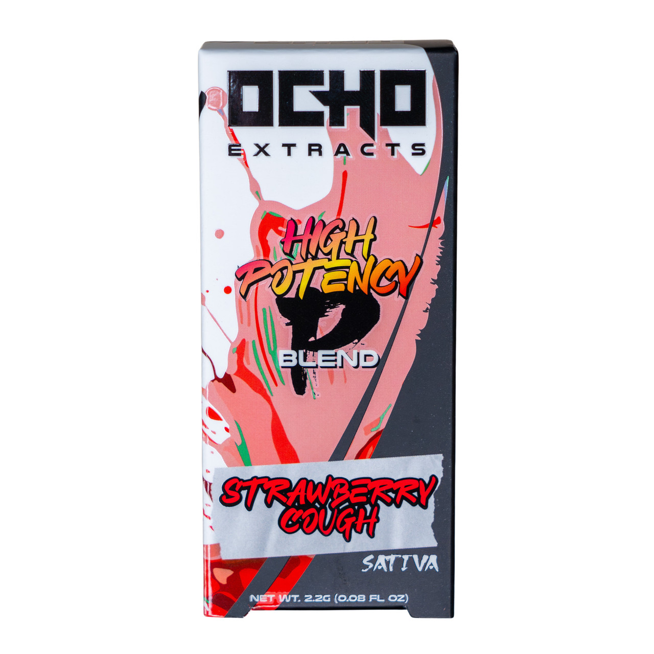 Ocho Extracts High Potency P Blend D8 + THCP 2.2G Disposable Vape