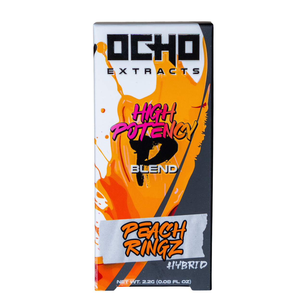 Ocho Extracts High Potency P Blend D8 + THCP 2.2G Disposable Vape Pen -  Calm Leaf