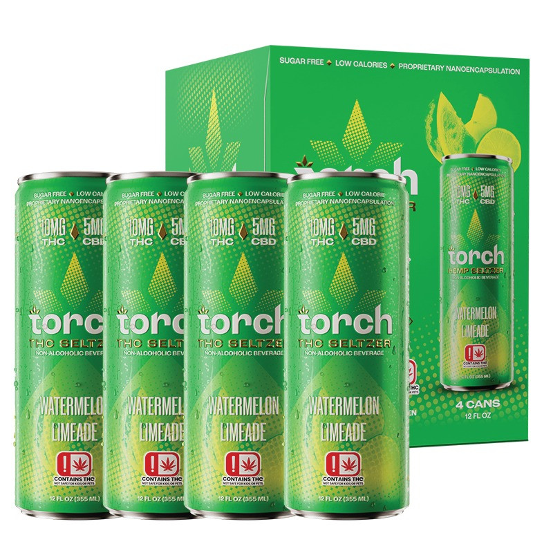 Torch Delta 9 THC + CBD Seltzer - Calm Leaf