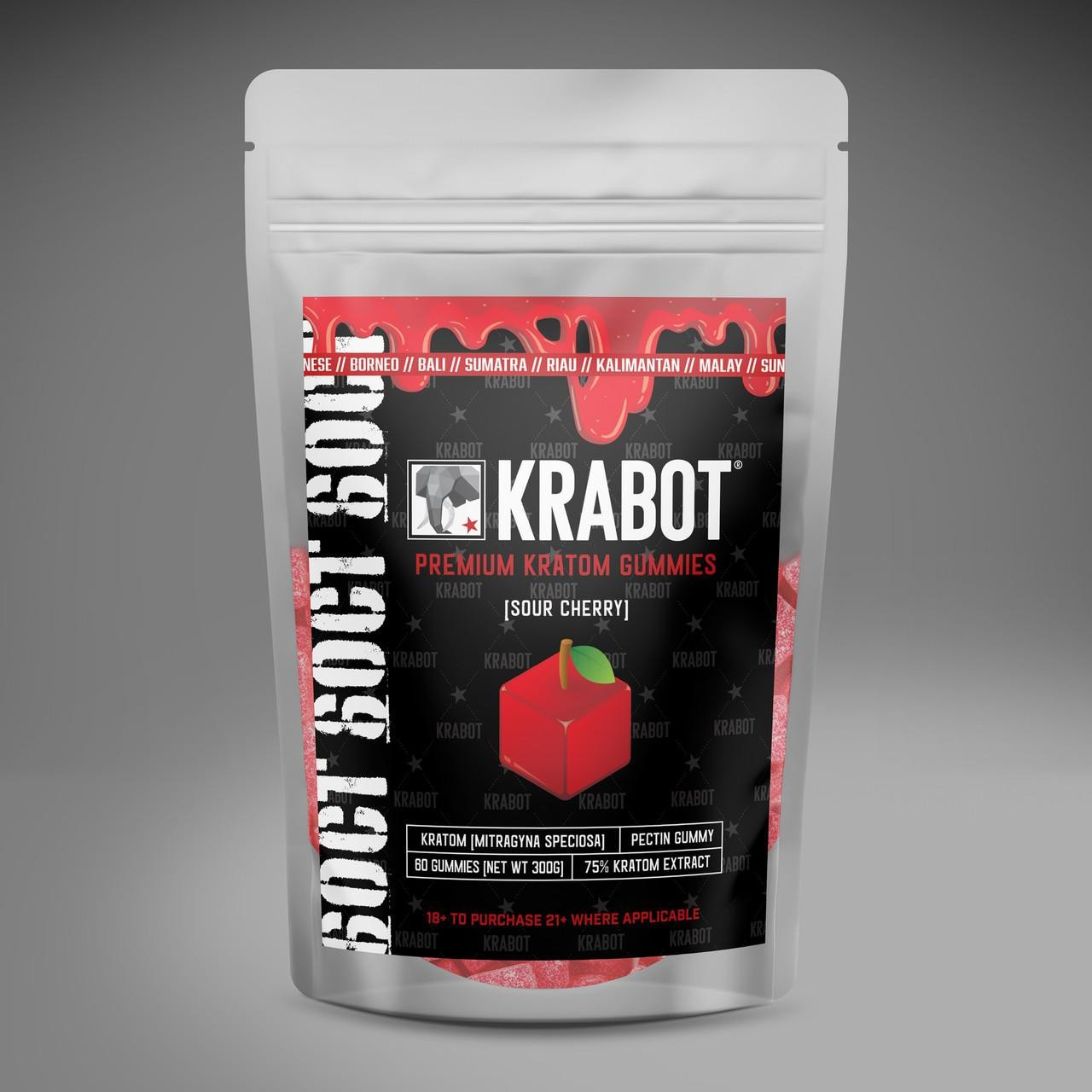 Krabot Premium Kratom Pectin Gummies