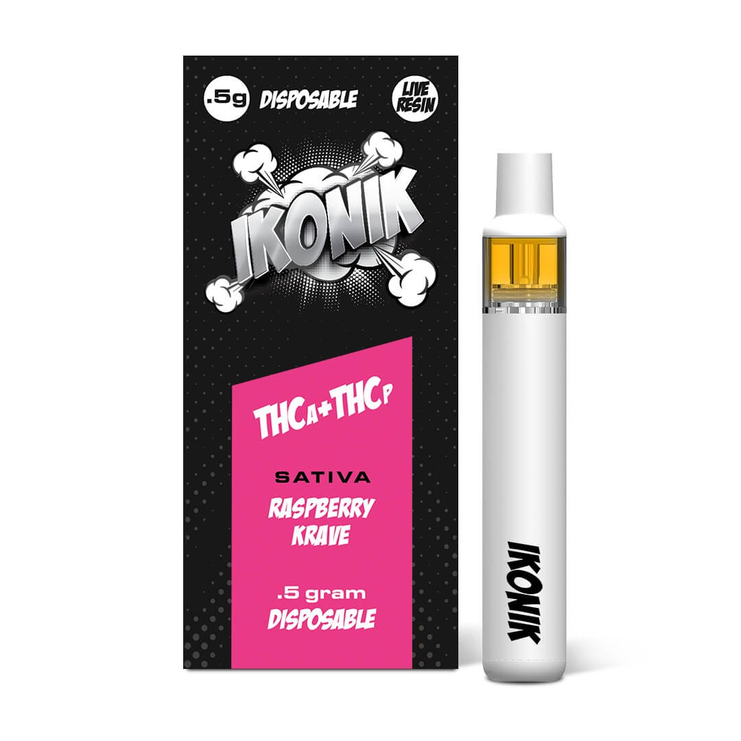 IKONIK THCA + THCP Live Resin .5G Disposable Vape Pen - Calm Leaf
