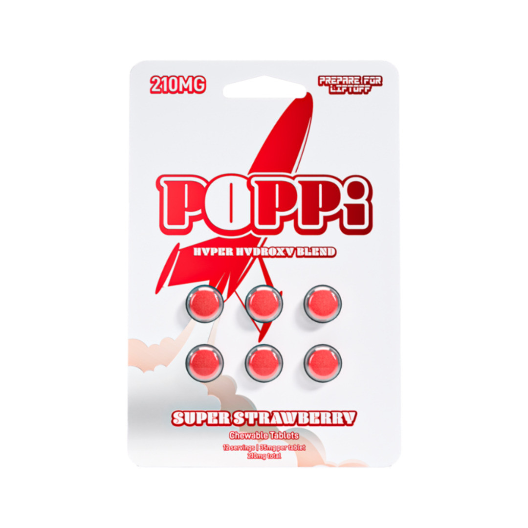 POPPi Hyper Hydroxy Blend 7-OH 35mg Tablets - Calm Leaf