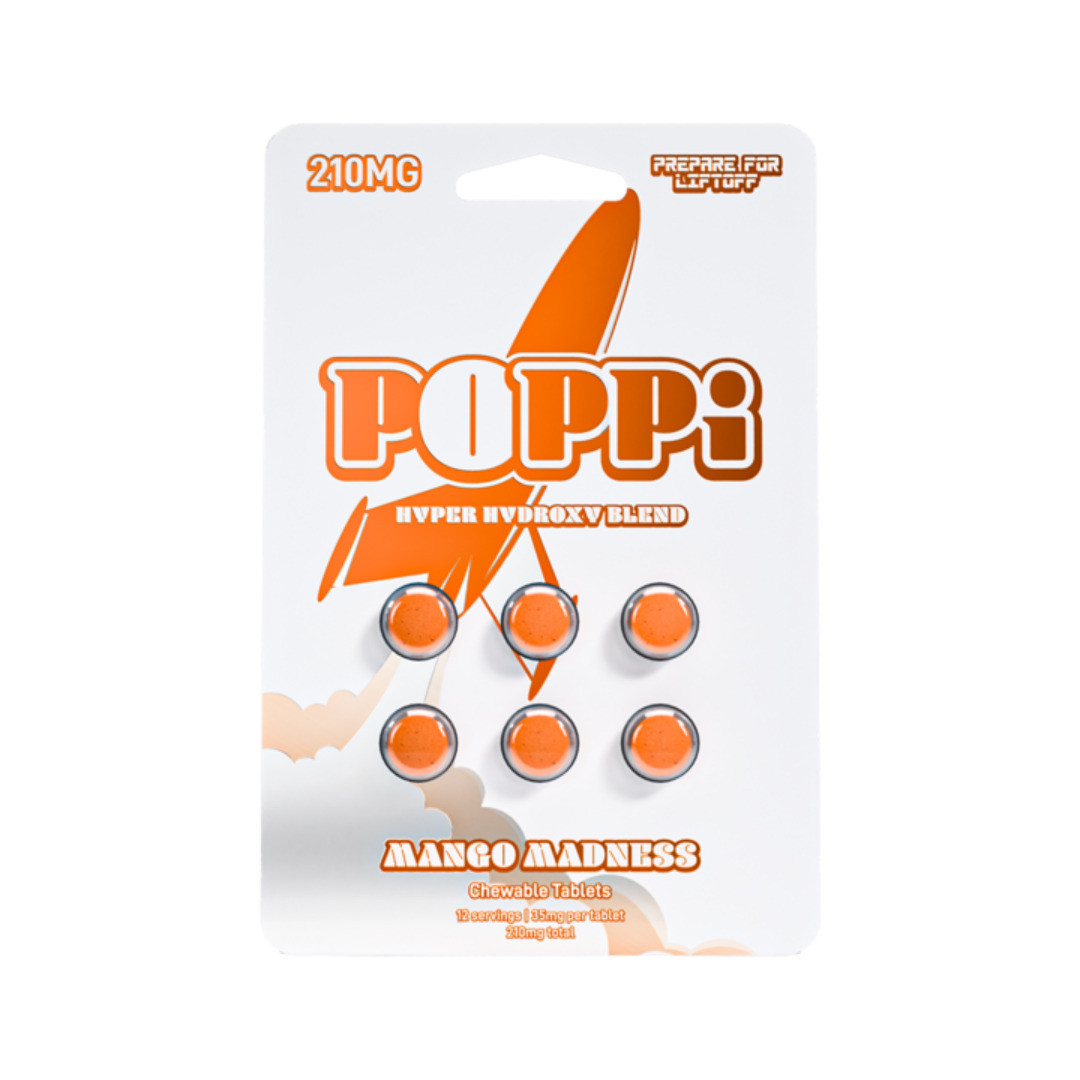 POPPi Hyper Hydroxy Blend 7-OH 35mg Tablets - Calm Leaf