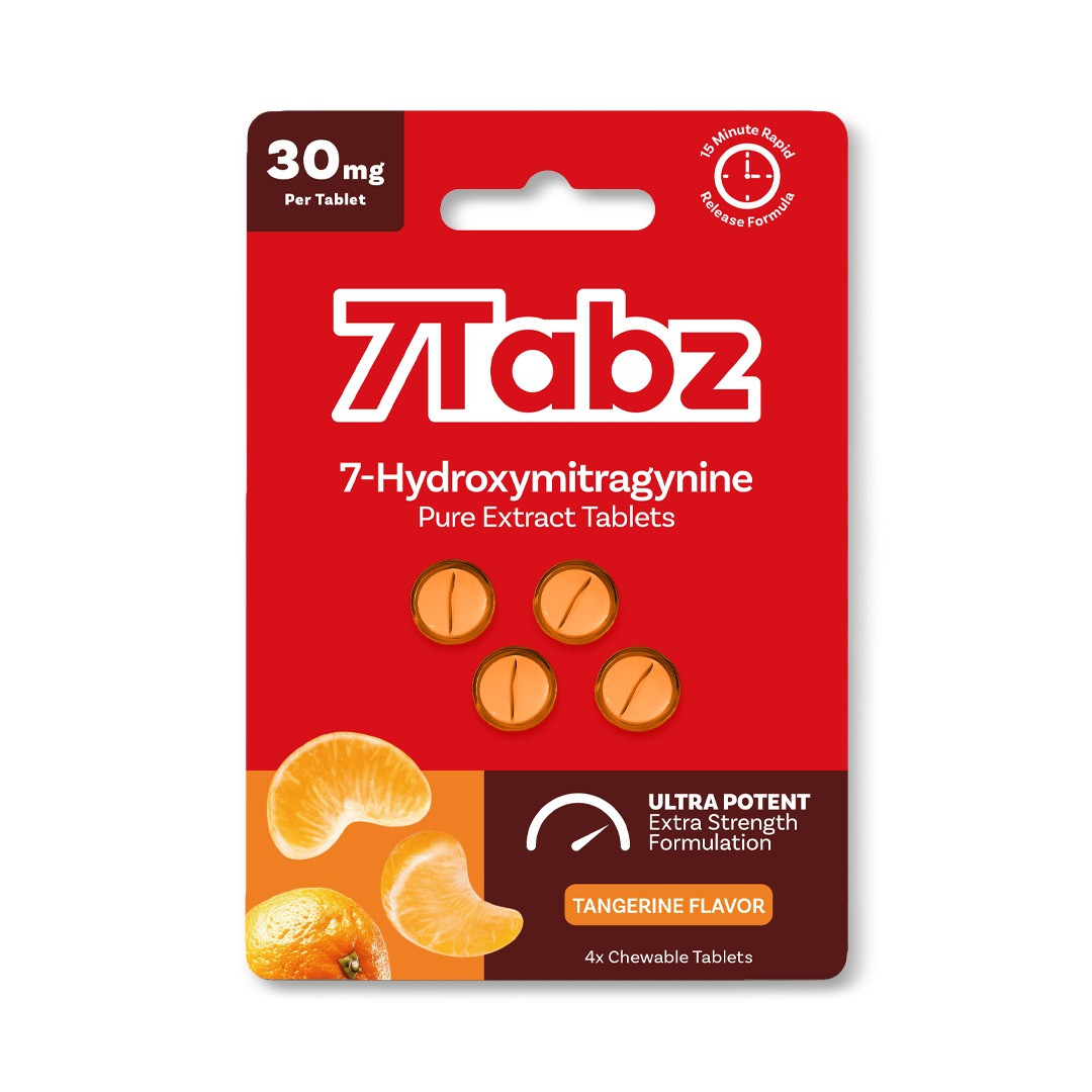 7Tabz 7-Hydroxymitragynine 4 Pack 30mg Extra Strength 7-OH Tablets