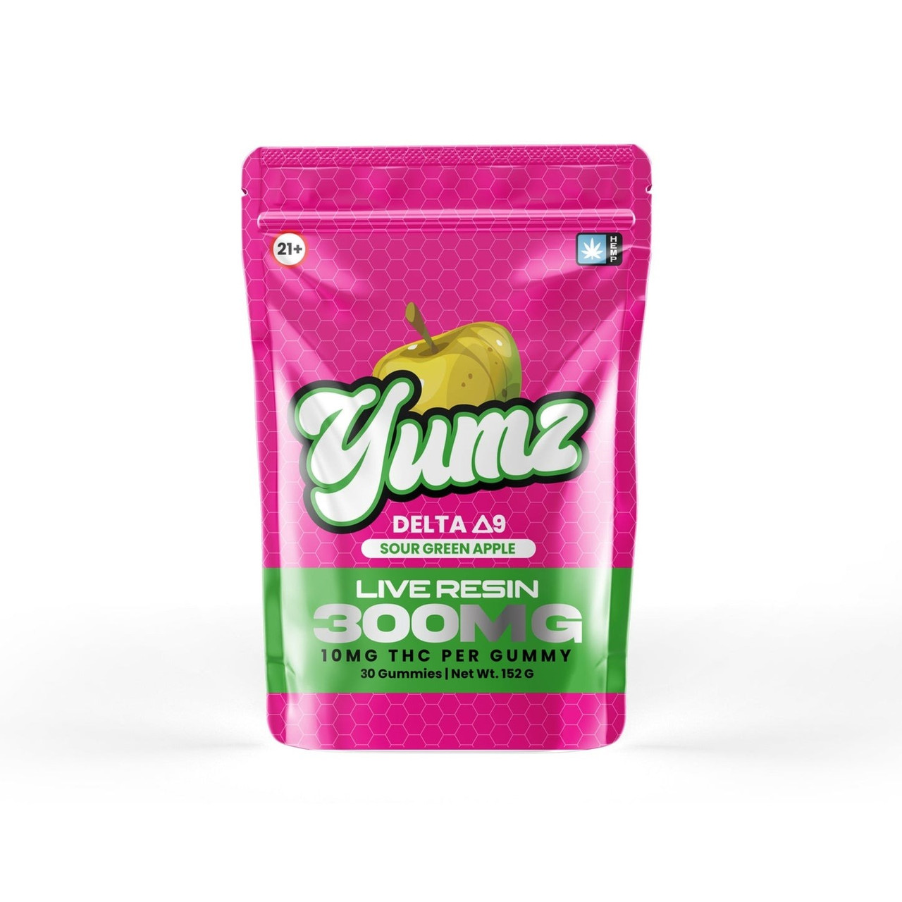 Yumz Live Resin Delta 9 THC Gummies - Calm Leaf